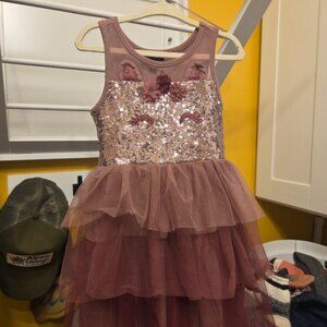 Adorable Unicorn-themed Ruffle Dress